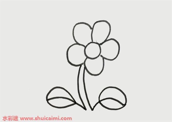 美丽小花怎么画 小花简笔画简单又漂亮彩色