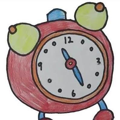 闹钟简笔画 闹钟简笔画彩色