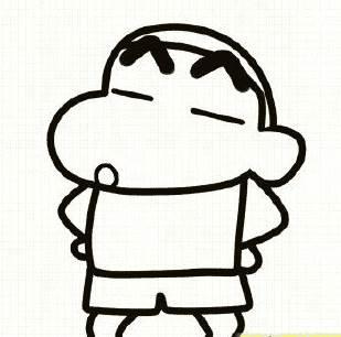 蜡笔小新简笔画图片大全 蜡笔小新简笔画图片大全颜色