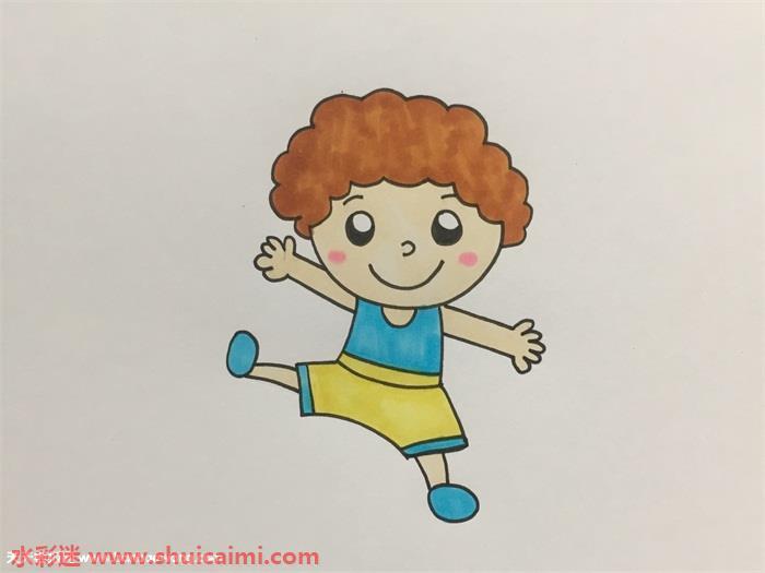 小男孩怎么画 小男孩简笔画步骤