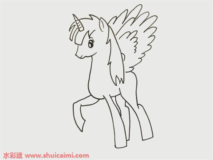 小马宝莉宇宙公主妈妈怎么画简笔画简单?