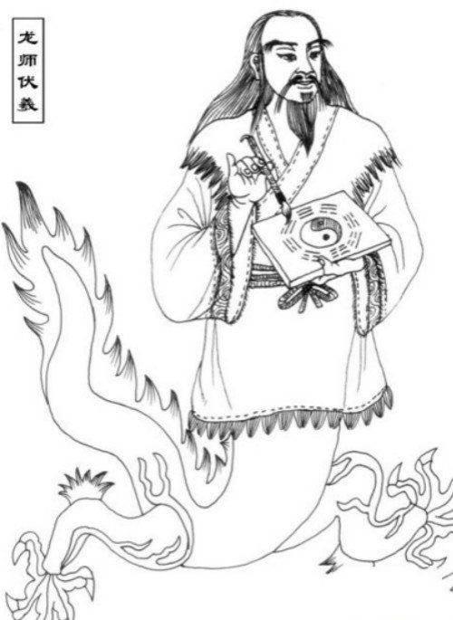 伏羲怎么画简笔画 伏羲怎么画简笔画图片大全