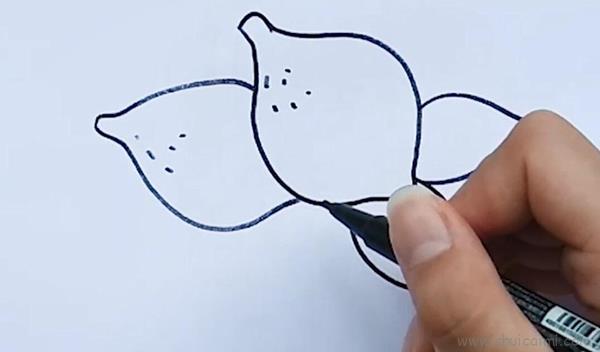 柠檬儿童画怎么画 柠檬简笔画步骤