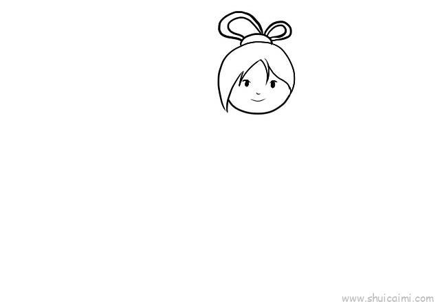 嫦娥奔月儿童画怎么画 嫦娥奔月简笔画图片