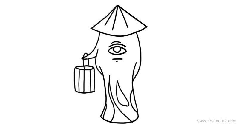 大鱼海棠儿童画怎么画 大鱼海棠简笔画图片