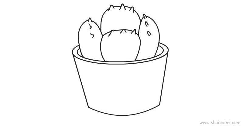 熊童子儿童画怎么画 熊童子简笔画图片大全