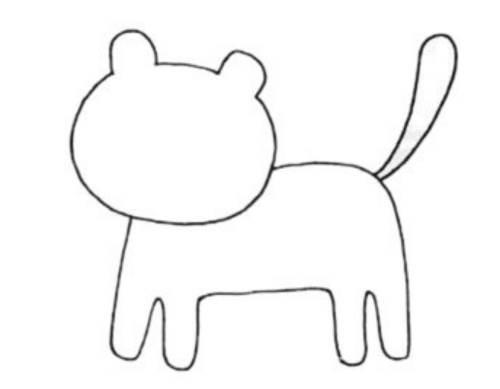 豹简笔画图片大全 豹简笔画图片大全彩色