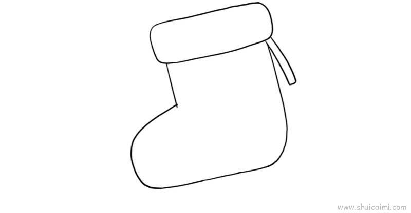 圣诞袜儿童画怎么画 圣诞袜简笔画画法