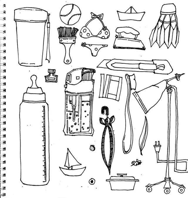生活物品手绘简笔画 生活物品手绘简笔画图片大全