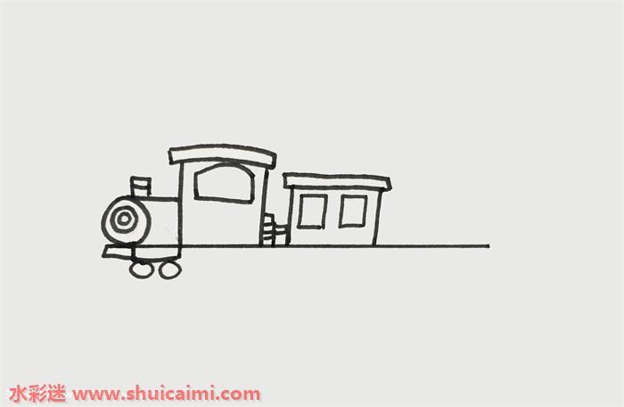 火车怎么画 火车简笔画画法