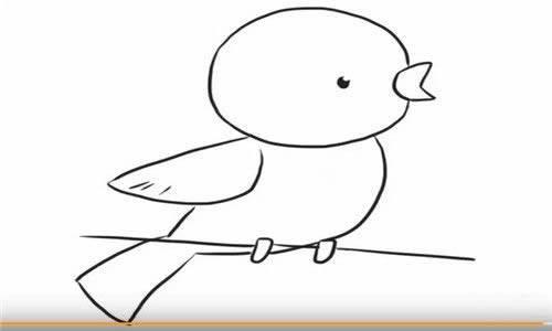 飞鸟简笔画 飞鸟简笔画图片大全