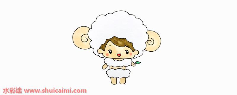 白羊座娃娃怎么画 白羊座娃娃简笔画漂亮