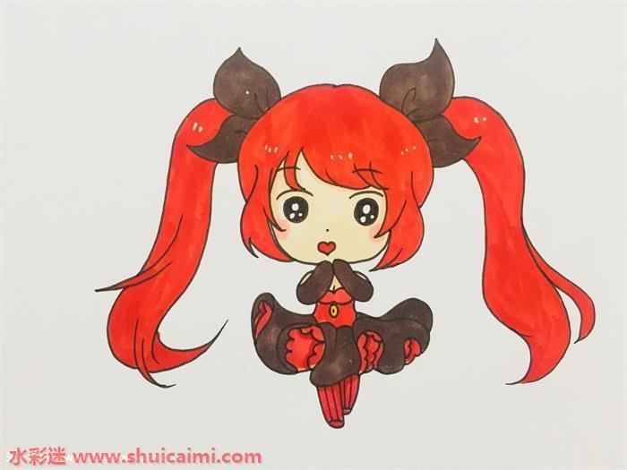 安琪拉怎么画 安琪拉简笔画图片