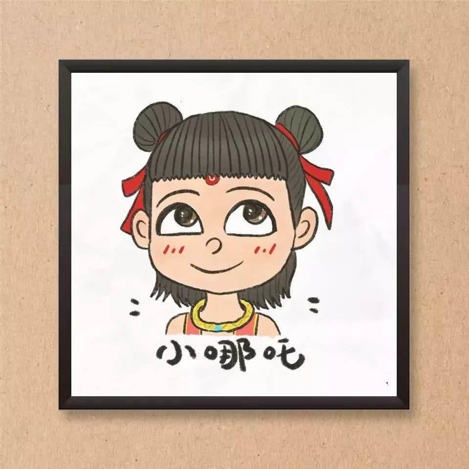 哪吒简笔画 哪吒简笔画图片彩色