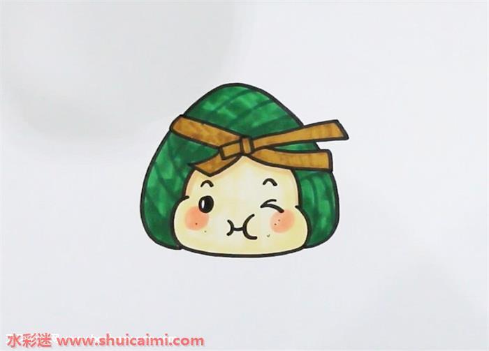 粽子怎么画 粽子简笔画彩色