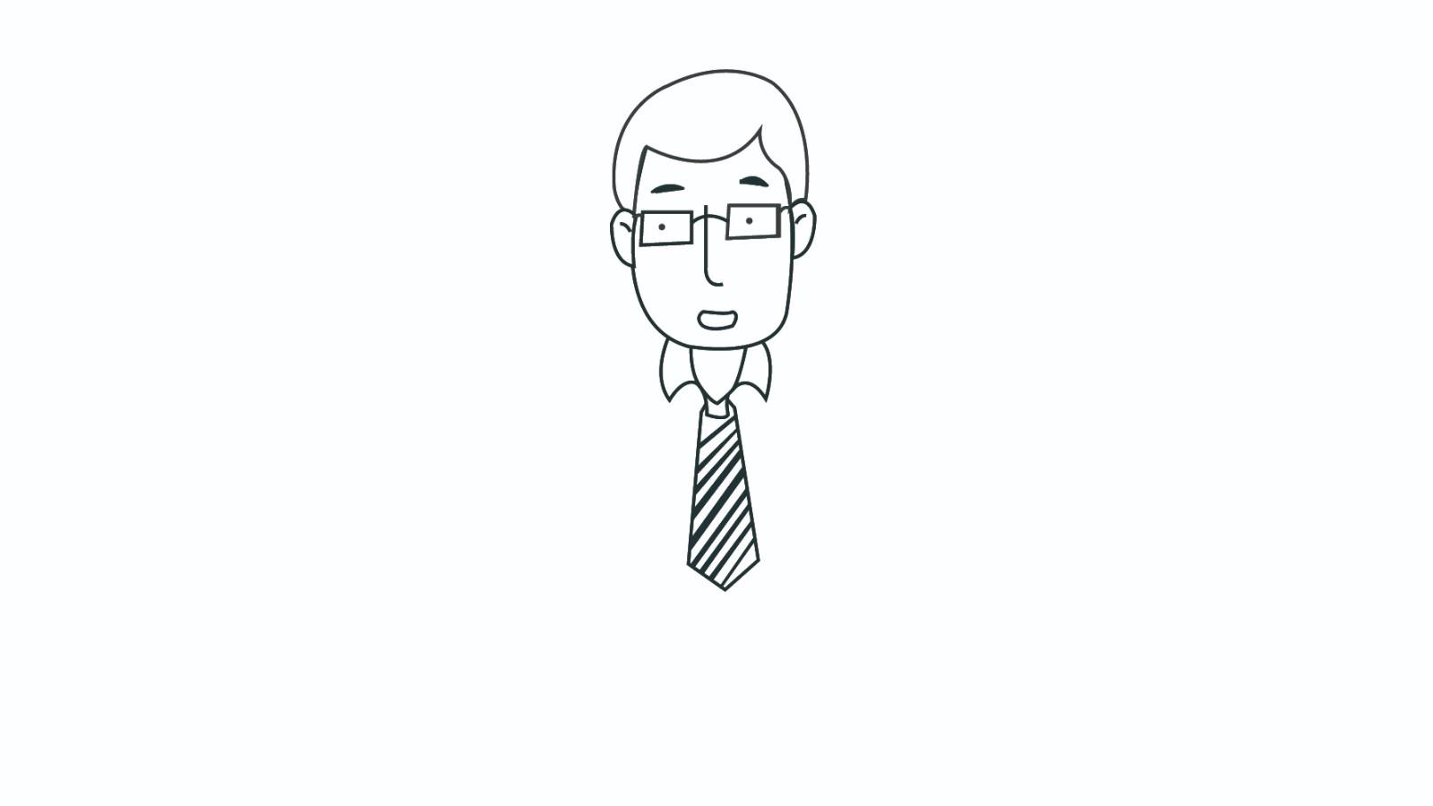 爸爸领带简笔画怎么画 爸爸领带简笔画图片