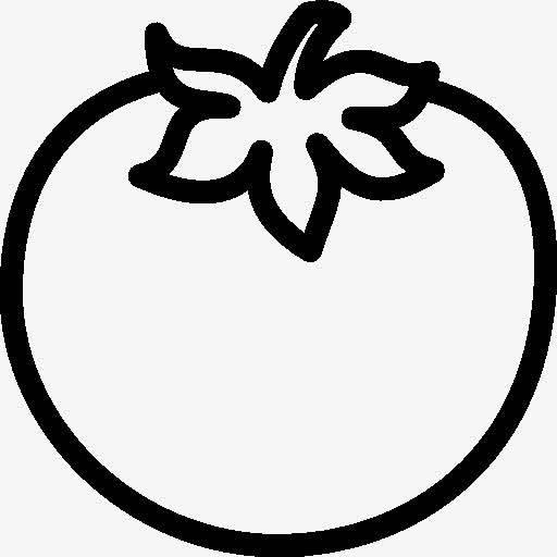 番茄简笔画 番茄简笔画图片画法