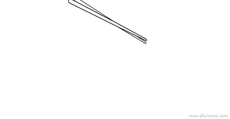 面条儿童画怎么画 面条简笔画步骤