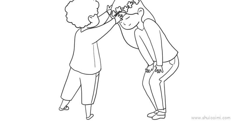 母亲节儿童画怎么画 母亲节简笔画简单