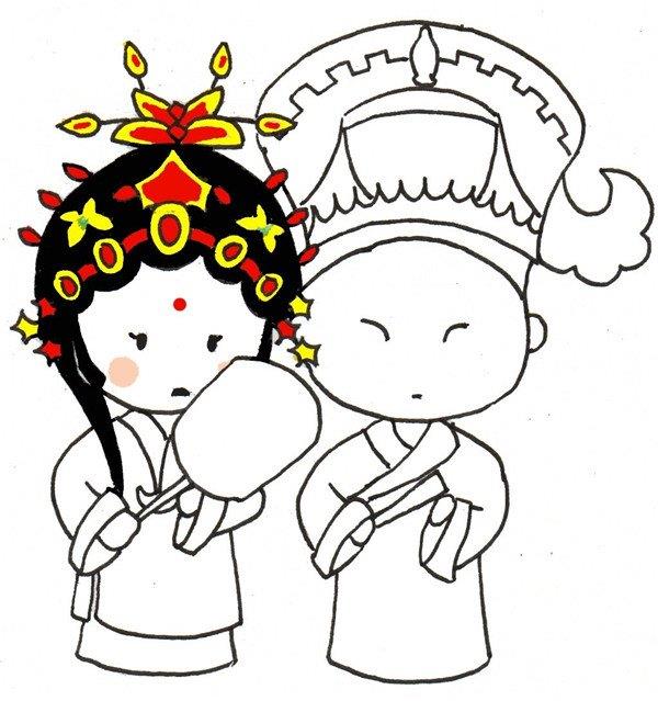 京剧演员的简笔画怎么画 京剧演员的简笔画画法