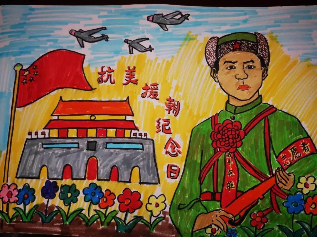 抗美援朝简笔画 抗美援朝简笔画儿童