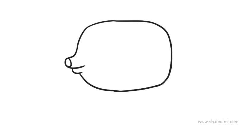 猪儿童画怎么画 猪简笔画图片大全