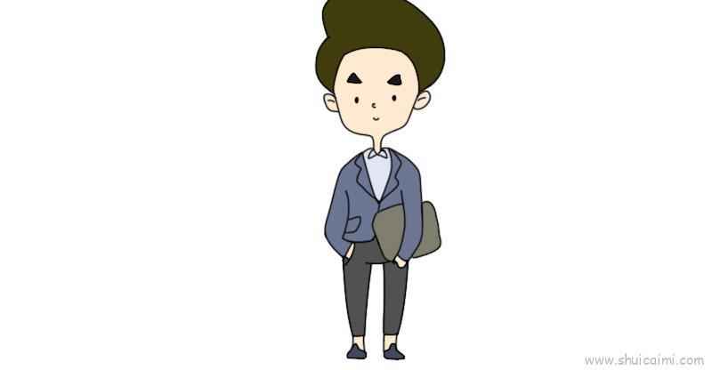 可爱小人系列儿童画怎么画 可爱小人系列简笔画简单