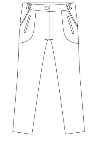 裤子简笔画 裤子简笔画图片大全