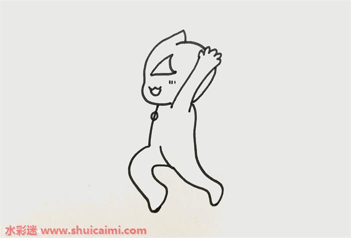 卡通可爱的捷德简笔画 简单易学