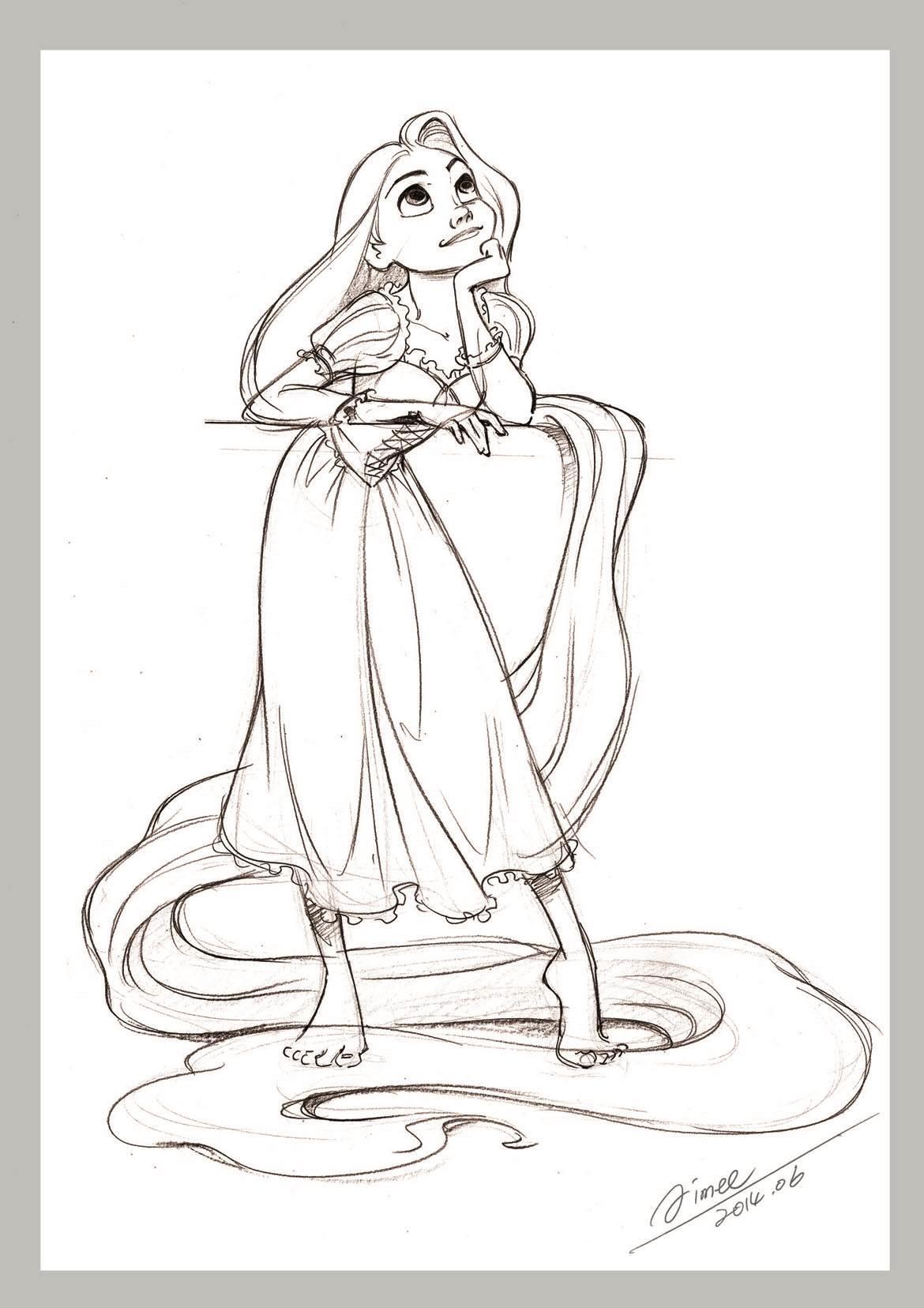 爱莎公主简笔画 艾莎公主简笔画简单又漂亮