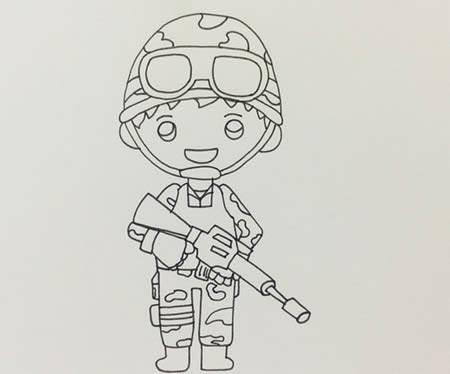 士兵简笔画 古代士兵简笔画图片