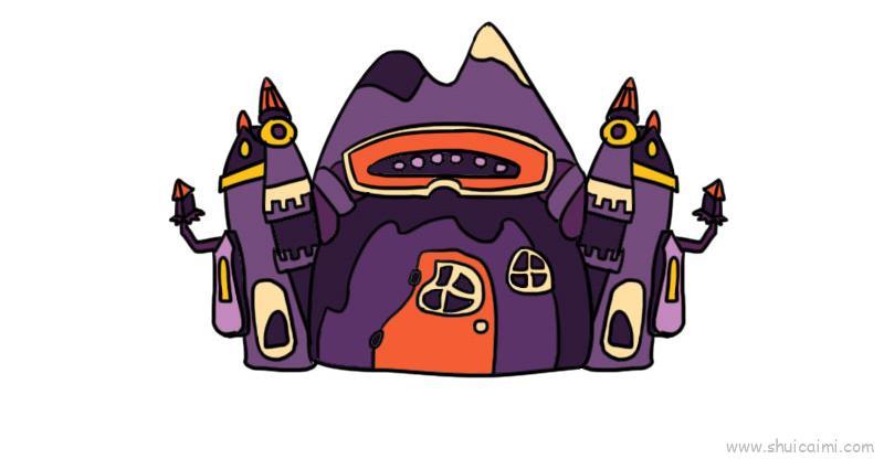 城堡儿童画怎么画 城堡简笔画简单