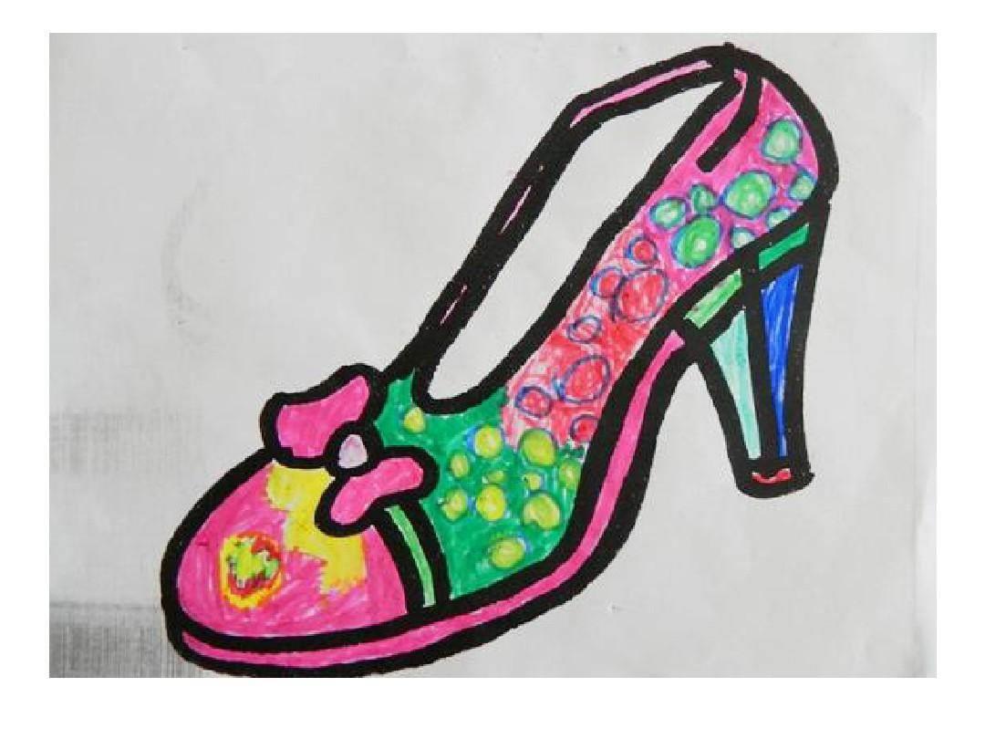 给舞蹈鞋涂颜色简笔画 给舞蹈鞋涂颜色简笔画图片大全