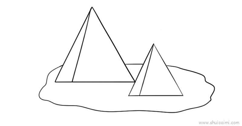 金字塔教程儿童画怎么画 金字塔教程简笔画顺序
