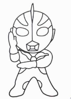 奥特曼简笔画 奥特曼简笔画简单又帅气