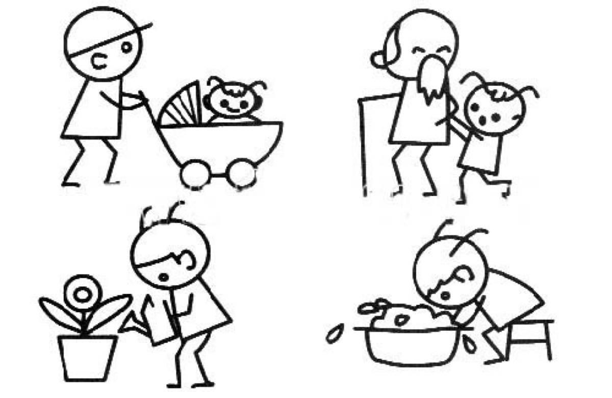幼儿园人物简笔画图片大全 幼儿园人物简笔画图片大全彩色