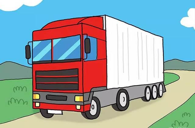 卡车简笔画 卡车简笔画儿童