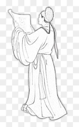 古人简笔画 古人简笔画女人物