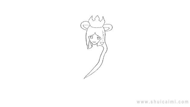 叶罗丽精灵梦简笔画怎么画 叶罗丽精灵梦简笔画图片