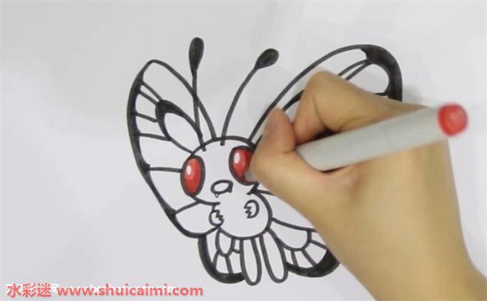 巴大蝴怎么画 巴大蝴简笔画简单易画