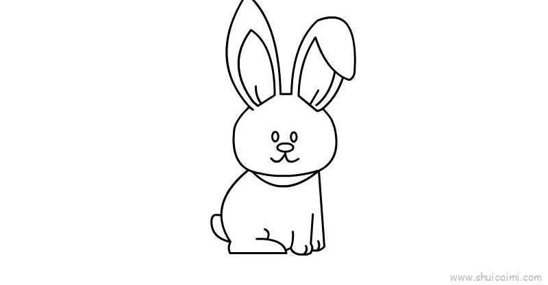 小兔儿童画怎么画 小兔简笔画好看