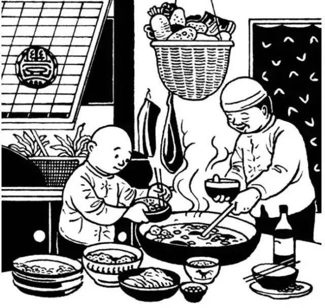 大年初四迎灶神简笔画 大年初四迎灶神简笔画怎么画