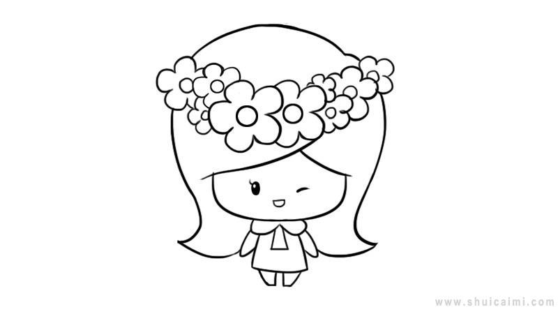 十二星座q版萌图处女座简笔画怎么画 十二星座q版萌图处女座简笔画简单又好看