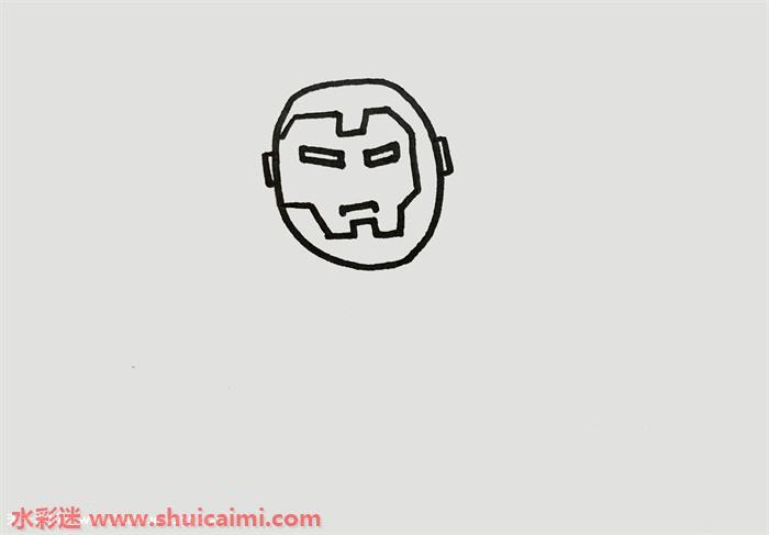 钢铁侠怎么画 钢铁侠简笔画图片大全彩色