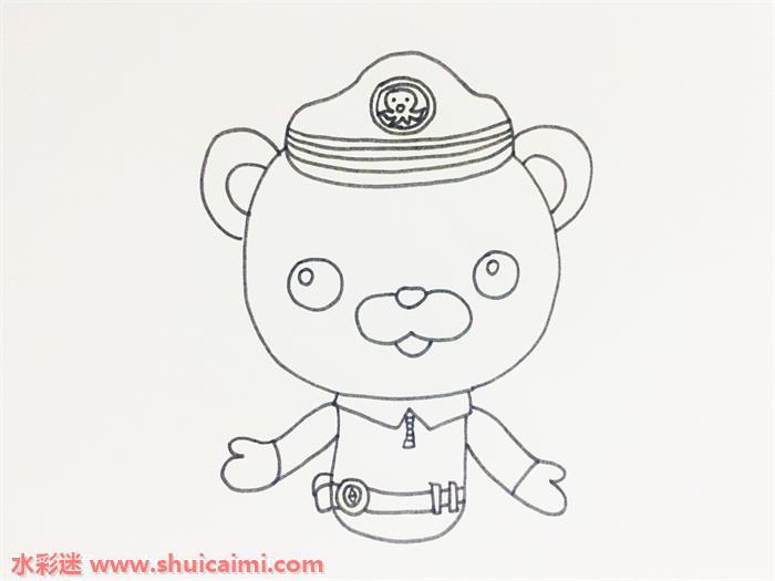 巴克队长怎么画 巴克队长简笔画简单又漂亮