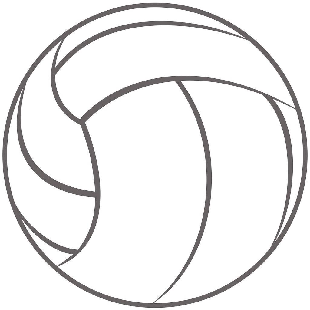 排球简笔画 打排球简笔画