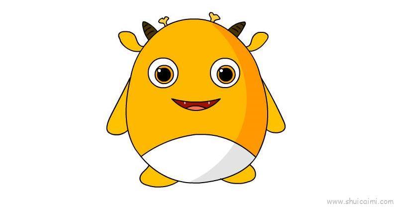 小怪兽儿童画怎么画 小怪兽简笔画顺序