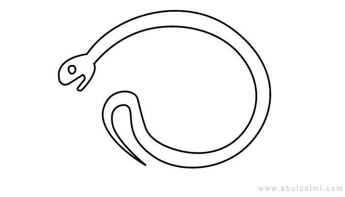 爬行动物简笔画怎么画 爬行动物简笔画好看