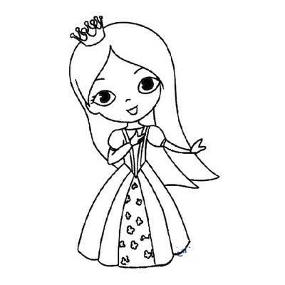 白雪公主简笔画 白雪公主简笔画彩色