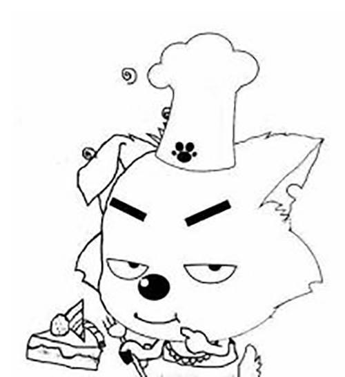 大灰狼简笔画图片大全 大灰狼简笔画图片大全可爱